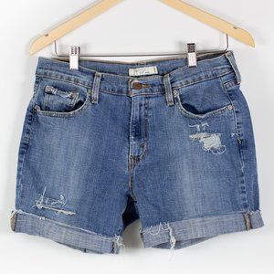 Levi's Distressed Denim Shorts